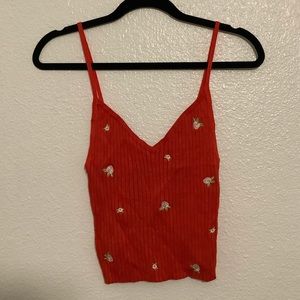 Orange Tank Top by Kendall & Kylie